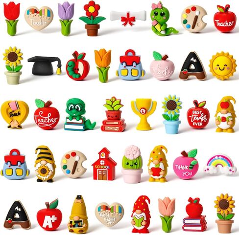 40 Pcs 3D Animal Silicone Focal Beads for Pens, Keychain Making, Focal Beads Bulk for Beadable Keychain DIY Crafts Bracelet Necklace Phone Chain Charms Jewelry Making (Cute Style) in Saudi Arabia