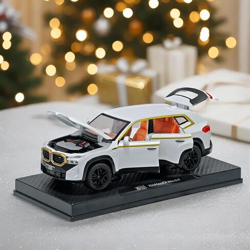 Toy Cars Compatible for XM 1/32 Metal Model Car Pull Back Car Toys with Light and Sound Toys Car Collectible Model for Children Age 3 + Year Old (Black) in Saudi Arabia