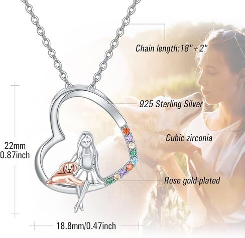 Palpitate Dog Lover Gifts for Women 925 Sterling Silver Dog Pendant Necklace Cute Animal Jewelry Christmas Gifts for Pet Lovers in Saudi Arabia