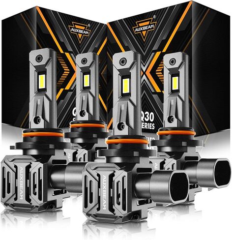 Auxbeam H11 و 9005 Light Fog Light ، 6500K Super Bright Light للاستخدام على الطرق الوعرة ، حزمة 4 in Kuwait