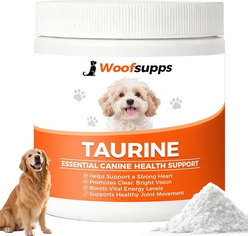 مسحوق توراين نقي للكلاب من ووف سابس، مكمل توراين للكلاب، 200 جرام (قطعة واحدة) in Kuwait