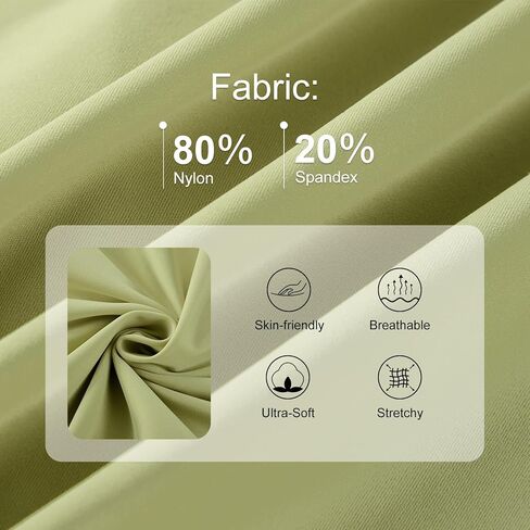 ANIVIVO سروال ضيق بتنورة للنساء مع جيوب، تنورة رياضية بطول الركبة 22 بوصة مع بنطال كابري in Kuwait