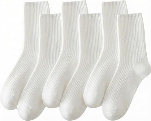 Irisbear Womens Cute Crew Socks Casual Athletic Cotton Long Scrunch Slouchy Socks in Saudi Arabia
