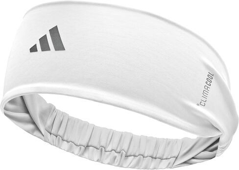 Adidas Wide Sports Headband - White in Saudi Arabia