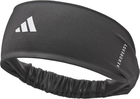 Adidas Wide Sports Headband - White in Saudi Arabia