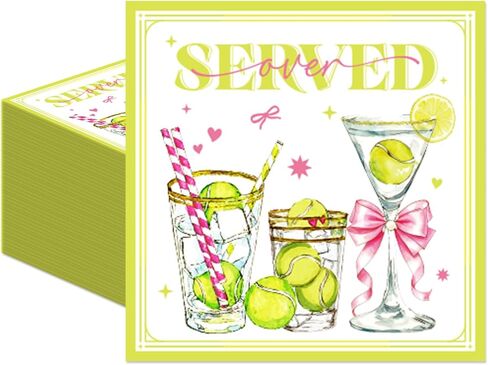 50Pcs Love is Brewing Party Napkins Coffee Bridal Shower Bachelorette Wedding Engagement Anniversary Theme Party Supplies Disposable Drink Luncheon Dinner Table Decor Supplies Napkins 6.5" x 6.5" in Saudi Arabia