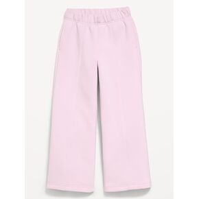 Old Navy High-Waisted Bounce Fleece Wide-Leg Sweatpants for Girls - Wisteria Mist in Kuwait