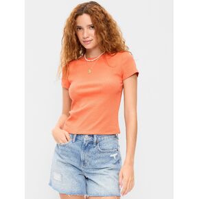 Old Navy Snug Crop T-Shirt - Loquat in Kuwait