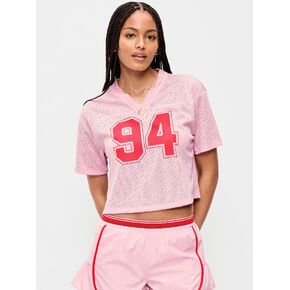 قميص كرة القدم جيرسي شبكي من Old Navy - وردة خيالية in Kuwait