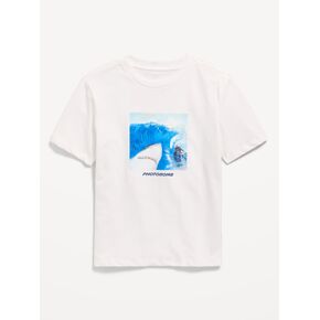Old Navy Short-Sleeve Graphic T-Shirt for Boys - White Lilies in Kuwait