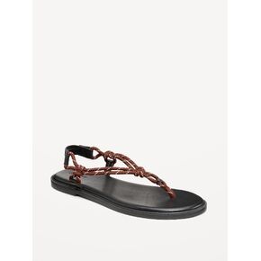 صندل بحزام معقود من اولد نيفي للنساء - بني ترابي in Kuwait