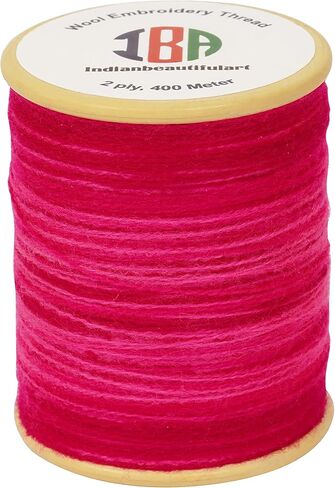 All Purpose Woolen Thread Red Color Friendship Bracelets Floss Embroidery Sewing Thread Lightweight Weaving Crochet Thread Pack of 1 in Saudi Arabia