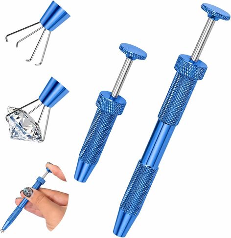2PC Upgraded Anti-slip Piercing Taper Ball Grabber Tool for Changing Jewelry-Regular and Long Body Piercing Kit for Changing Ear/Eyebrow/Lip/Septum/Belly Piercing Jewelry in Kuwait