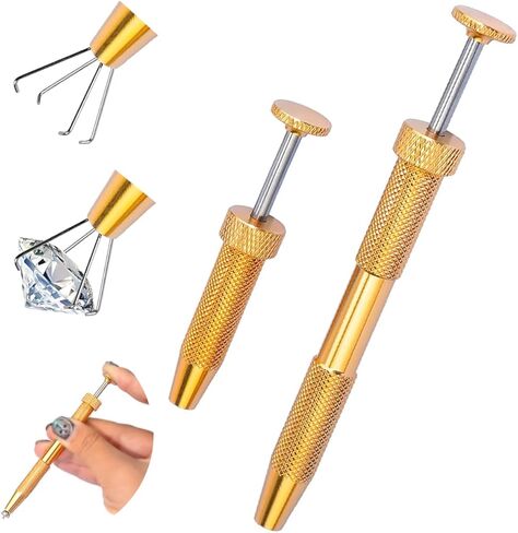 2PC Upgraded Anti-slip Piercing Taper Ball Grabber Tool for Changing Jewelry-Regular and Long Body Piercing Kit for Changing Ear/Eyebrow/Lip/Septum/Belly Piercing Jewelry in Saudi Arabia