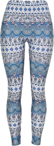 Sister Amy Girl 3D Printed Geometric Figures Ankle Elastic Tights Legging in Saudi Arabia
