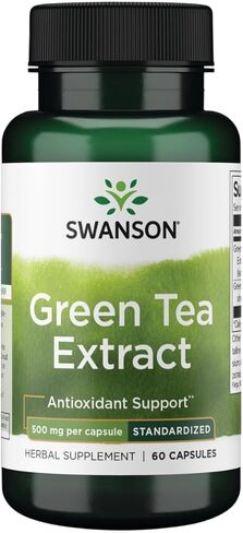 Swanson Green Tea Extract 500 Milligrams 60 Capsules in Saudi Arabia