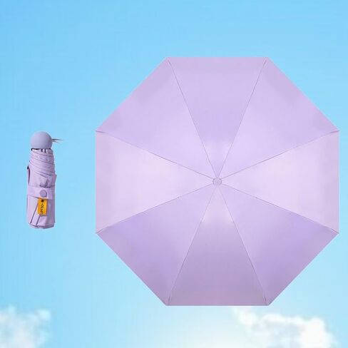 Compact Travel Umbrella with Case – Mini Lightweight Portable Design for Men & Women – UV Protection & Windproof in Saudi Arabia