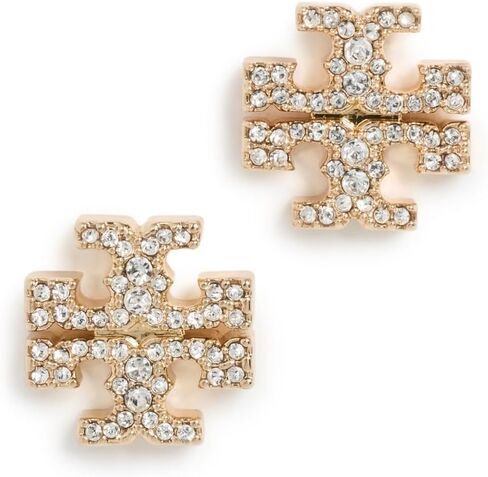 Tory Burch Women's Icon Pavé Stud Earrings in Saudi Arabia