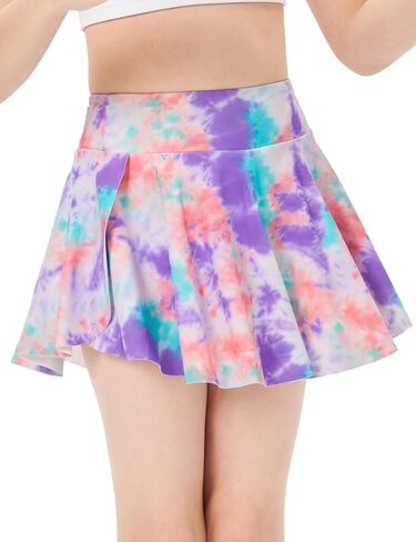 Skort Girls، تنانير رياضية للجولف والتنس، شورت فراشة فلوي للأطفال، شورت مع جيب، أسود، 2-3T in Kuwait