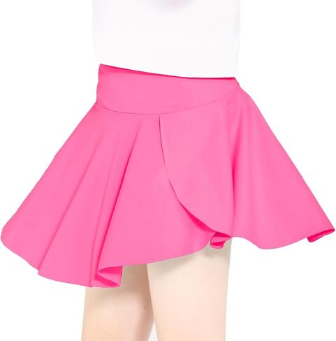 Skort Girls، تنانير رياضية للجولف والتنس، شورت فراشة فلوي للأطفال، شورت مع جيب، أسود، 2-3T in Kuwait