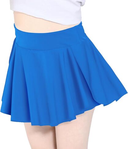 Skort Girls، تنانير رياضية للجولف والتنس، شورت فراشة فلوي للأطفال، شورت مع جيب، أسود، 2-3T in Kuwait