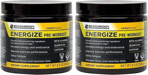 BODi Energize Pre Workout Powder - Beta-Alanine, Quercetin & Low-Dose Caffeine Formula for Enhanced Energy & Focus, Increase Energy & Endurance Supplement, Lemon Flavored, 20 Sticks in Saudi Arabia
