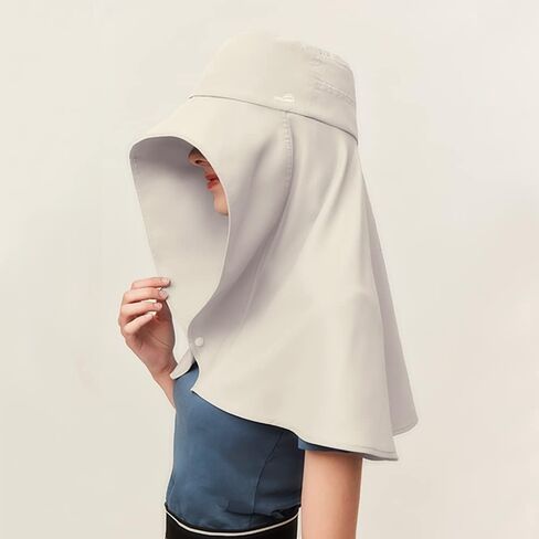 Women Hiking Fishing Sun Hat Wide Brim Cap with Large Neck Flap UPF 50+ Sun Protection Hat SLH3M079 in Saudi Arabia