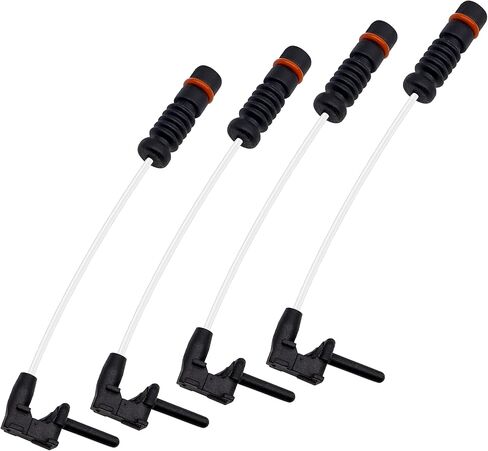HiSport Front and Rear Brake Pads Sensor - Compatible with BMW 323Ci 2000 323i 1999-2000 325Ci 2001-2006 325i 2001-2005 328Ci 2000 328i 1999-2000 - Replace 34351164371 34351164372 in Kuwait
