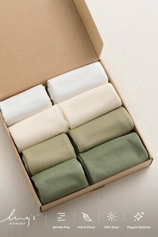 مفرش طاولة من الشيفون البرتقالي المحروق بطول 10 أقدام من Ling's Moment مع بريق فضي لطاولة الزفاف على شكل قلب في الخريف (مجموعة من 8، ظلال الطين) in Kuwait