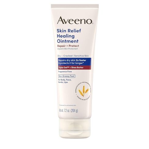 Aveeno Confer Righting Conferming ، 72 ساعة حماية للجلد مع الشوفان الثلاثي وزبدة الشيا للحصول على بشرة جافة وحساسة إضافية ، خالية من العطور ومتعددة للشفاه ، 7.2 أوقية in Saudi Arabia