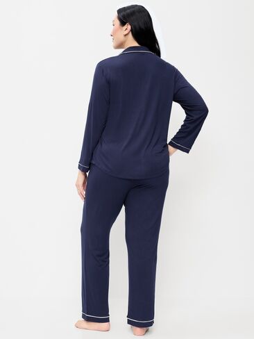 Old Navy Sunday Sleep Knit Jersey Pant Set - Arctic Depth in Saudi Arabia