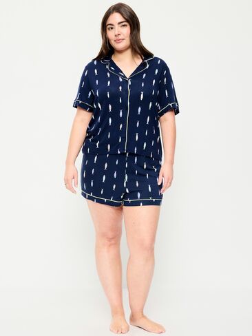 Old Navy Sunday Sleep Knit Jersey Short Set - Go Fish in Saudi Arabia