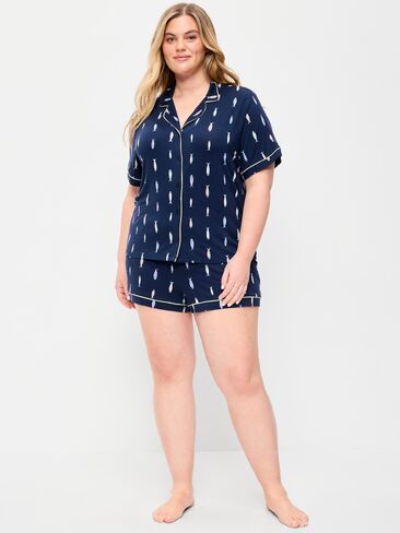 Old Navy Sunday Sleep Knit Jersey Short Set - Go Fish in Saudi Arabia