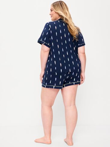 Old Navy Sunday Sleep Knit Jersey Short Set - Go Fish in Saudi Arabia