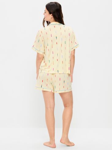 Old Navy Sunday Sleep Knit Jersey Short Set - Fish in Saudi Arabia
