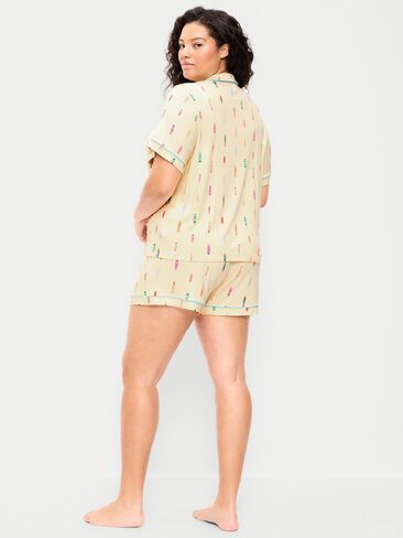 Old Navy Sunday Sleep Knit Jersey Short Set - Fish in Saudi Arabia