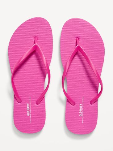 Old Navy Flip-Flop Sandals (Partially Plant-Based) - DRAGONFRUIT in Saudi Arabia