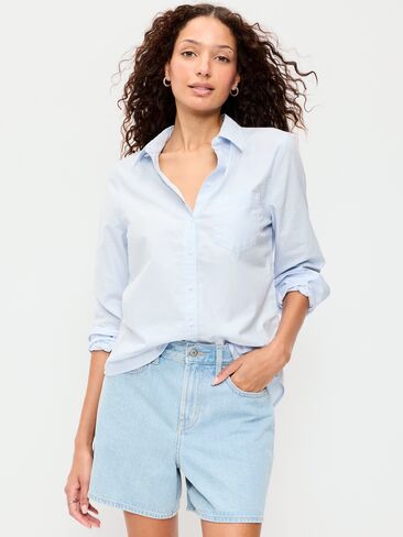 قميص Old Navy الكلاسيكي بأزرار سفلية - قم بطفو قاربك in Saudi Arabia