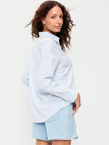 قميص Old Navy الكلاسيكي بأزرار سفلية - قم بطفو قاربك in Saudi Arabia