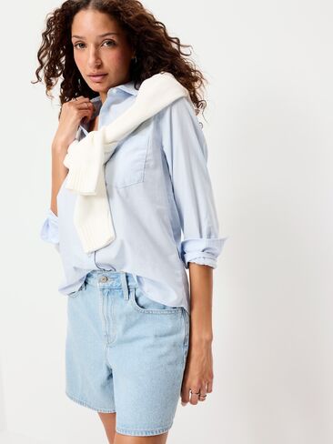 قميص Old Navy الكلاسيكي بأزرار سفلية - قم بطفو قاربك in Saudi Arabia
