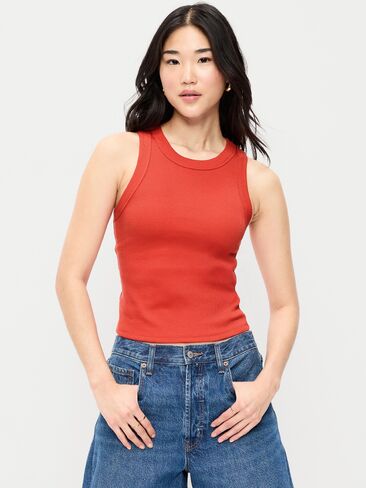 قميص بدون أكمام من Old Navy Snug - أزرار حمراء in Saudi Arabia