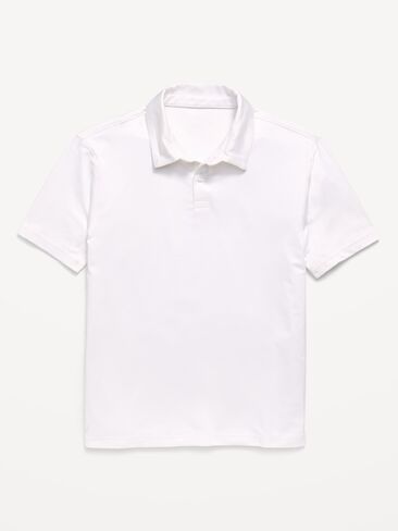 Old Navy CloudMotion Performance Polo Shirt for Boys - Calla Lily White in Saudi Arabia