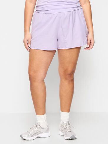 Old Navy Extra High-Waisted Crinkle Run Shorts -- 3-inch inseam - Dusky Lavender in Saudi Arabia