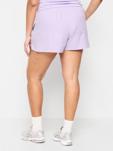 Old Navy Extra High-Waisted Crinkle Run Shorts -- 3-inch inseam - Dusky Lavender in Saudi Arabia
