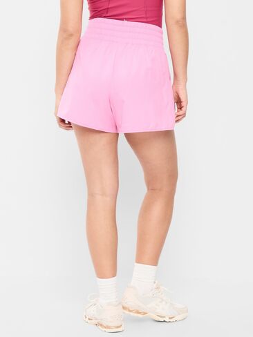 شورت Old Navy ذو خصر عالٍ ومجعد - درزة داخلية 3 بوصة - Sweet Sixteen in Saudi Arabia