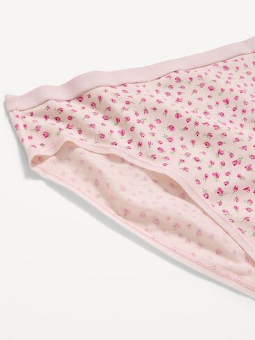 ملابس داخلية قطنية عالية الخصر للاستخدام اليومي من Old Navy - زهور in Saudi Arabia