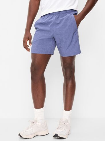 شورت التمرين Old Navy Essential المنسوج - درزة داخلية 7 بوصة - أزرق فلوكس in Saudi Arabia
