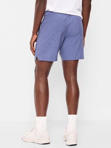 شورت التمرين Old Navy Essential المنسوج - درزة داخلية 7 بوصة - أزرق فلوكس in Saudi Arabia