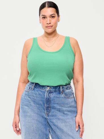 سترة علوية مضلعة بياقة سكوب من الطبقة الأولى من Old Navy - كريسوليت in Saudi Arabia