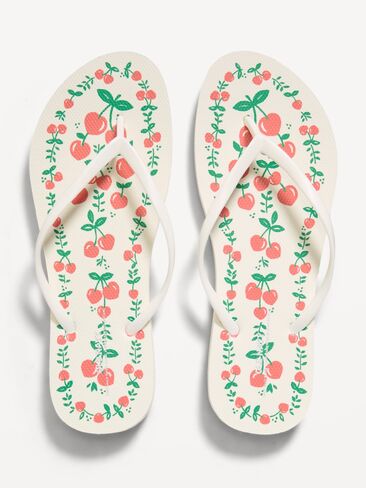 صنادل Old Navy Flip-Flop (معتمدة على النباتات جزئيًا) - كرزي in Saudi Arabia